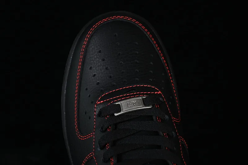 All categories Nk Air Force 1 Air Force series Nk Air Force 1 Low Air Force low-top Nike Air Force 1'07 Low black and red Air Force 1 low-top casual sneakers ZH0316-142